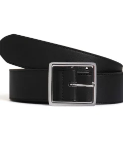 Square Buckle Belt Black
