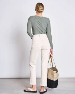 Square Neck Longsleeve Fria Sea Spray