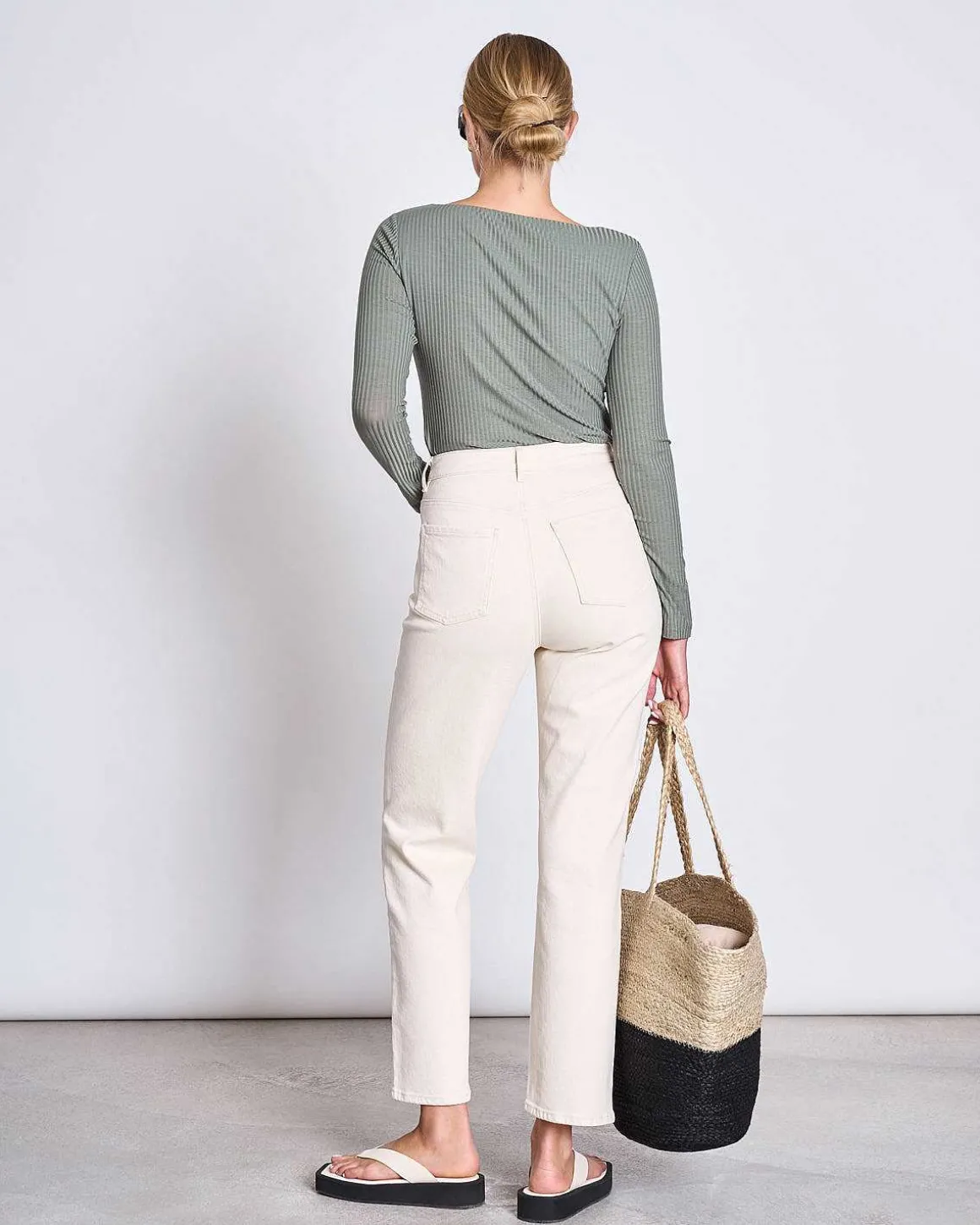 Square Neck Longsleeve Fria Sea Spray