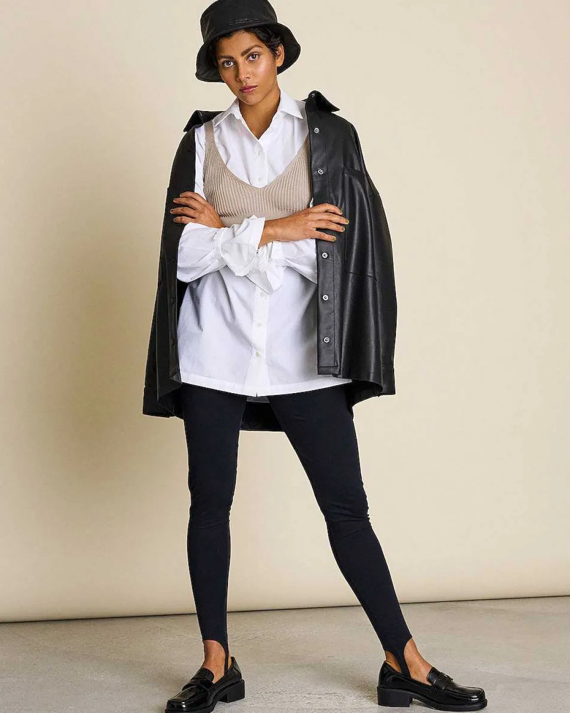 Stirrup Leggings Black