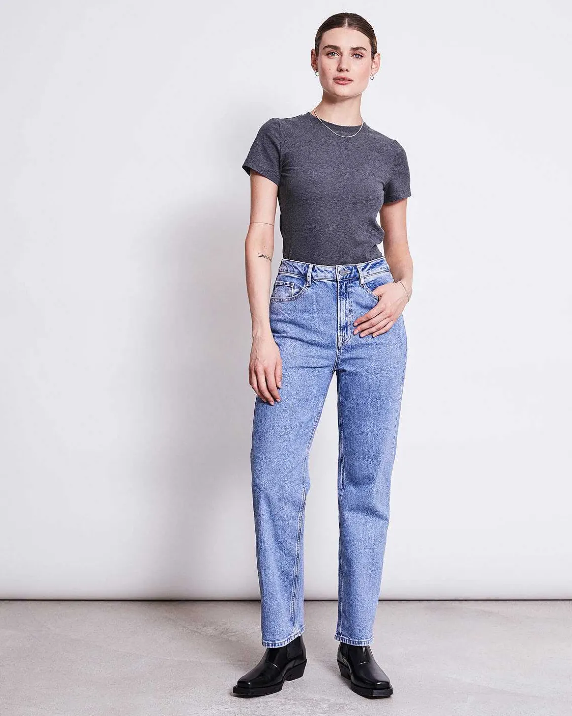 Straight Leg Jeans Alba Light Blue