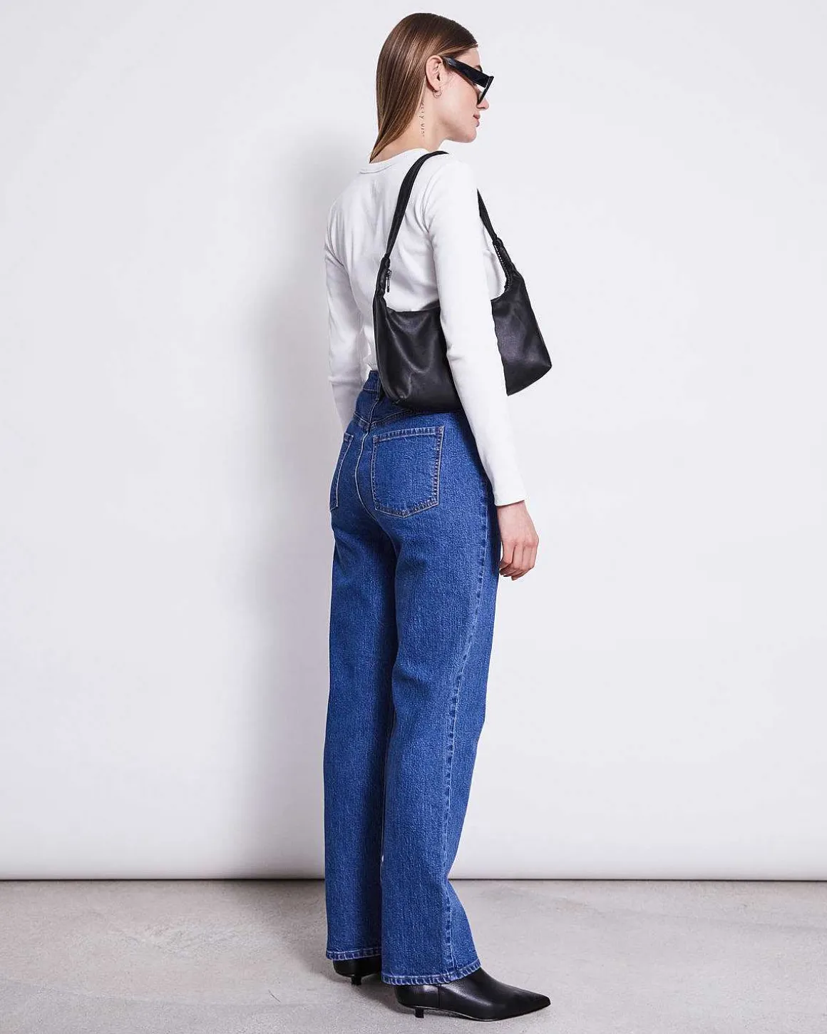 Straight Leg Jeans Alba Mid Blue
