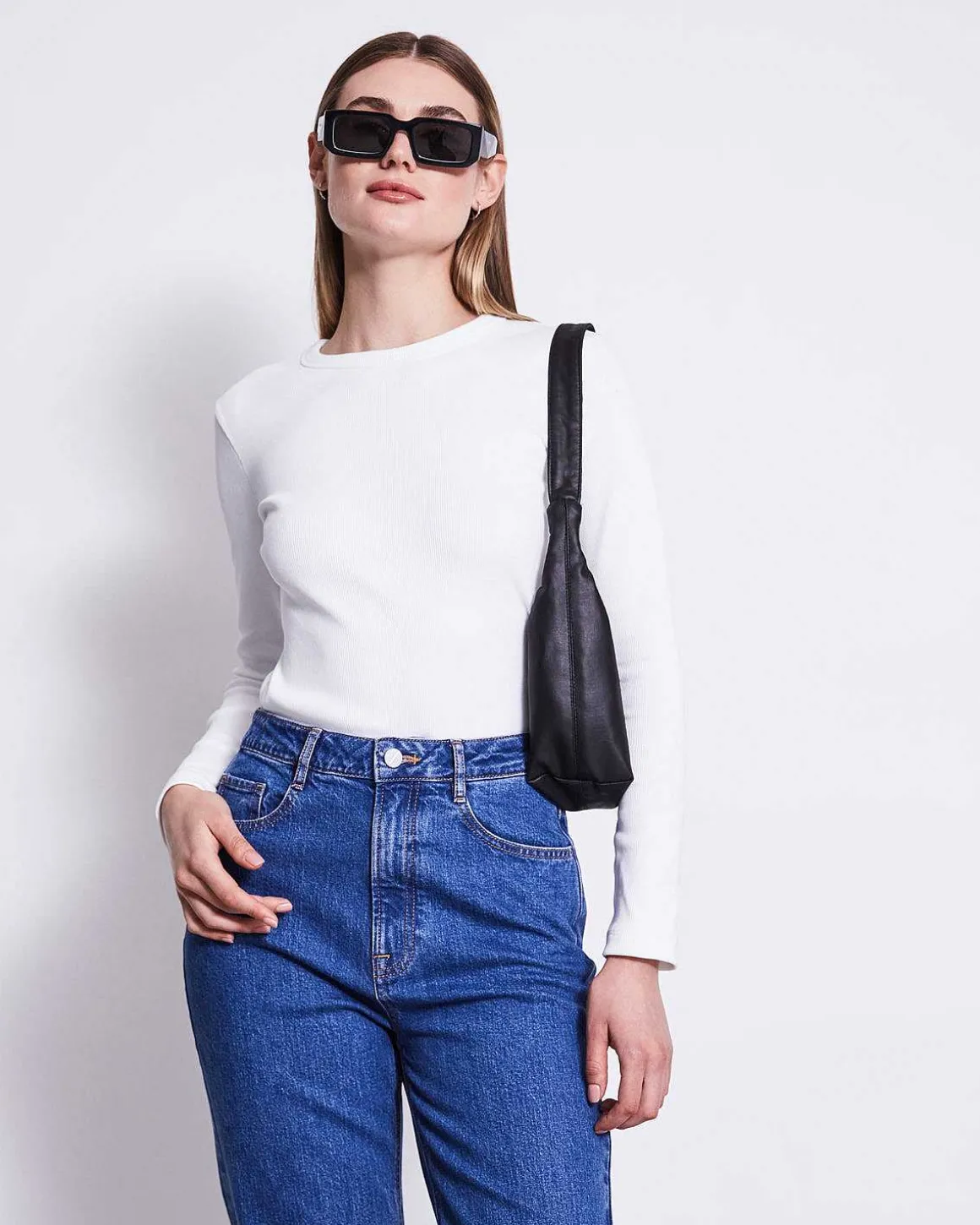 Straight Leg Jeans Alba Mid Blue