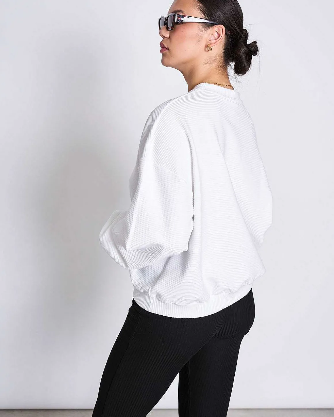 Sweatshirt Saraia White