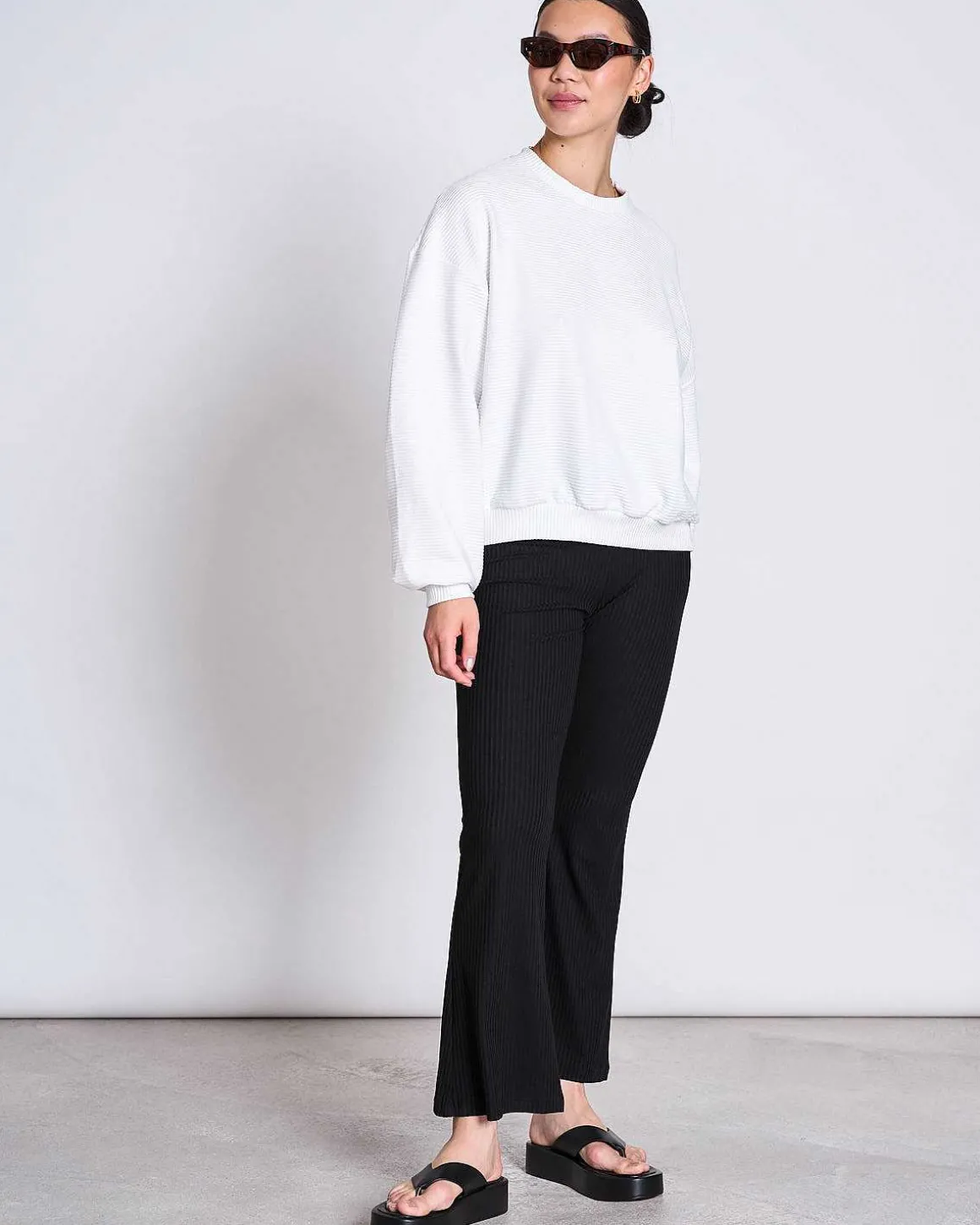 Sweatshirt Saraia White