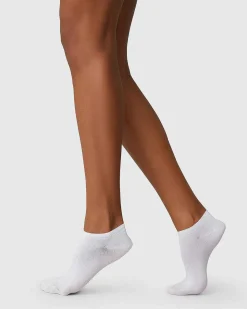 Swedish Stockings Socks Sara White