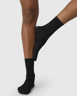 Swedish Stockings Socks Thea 2-Pack Black
