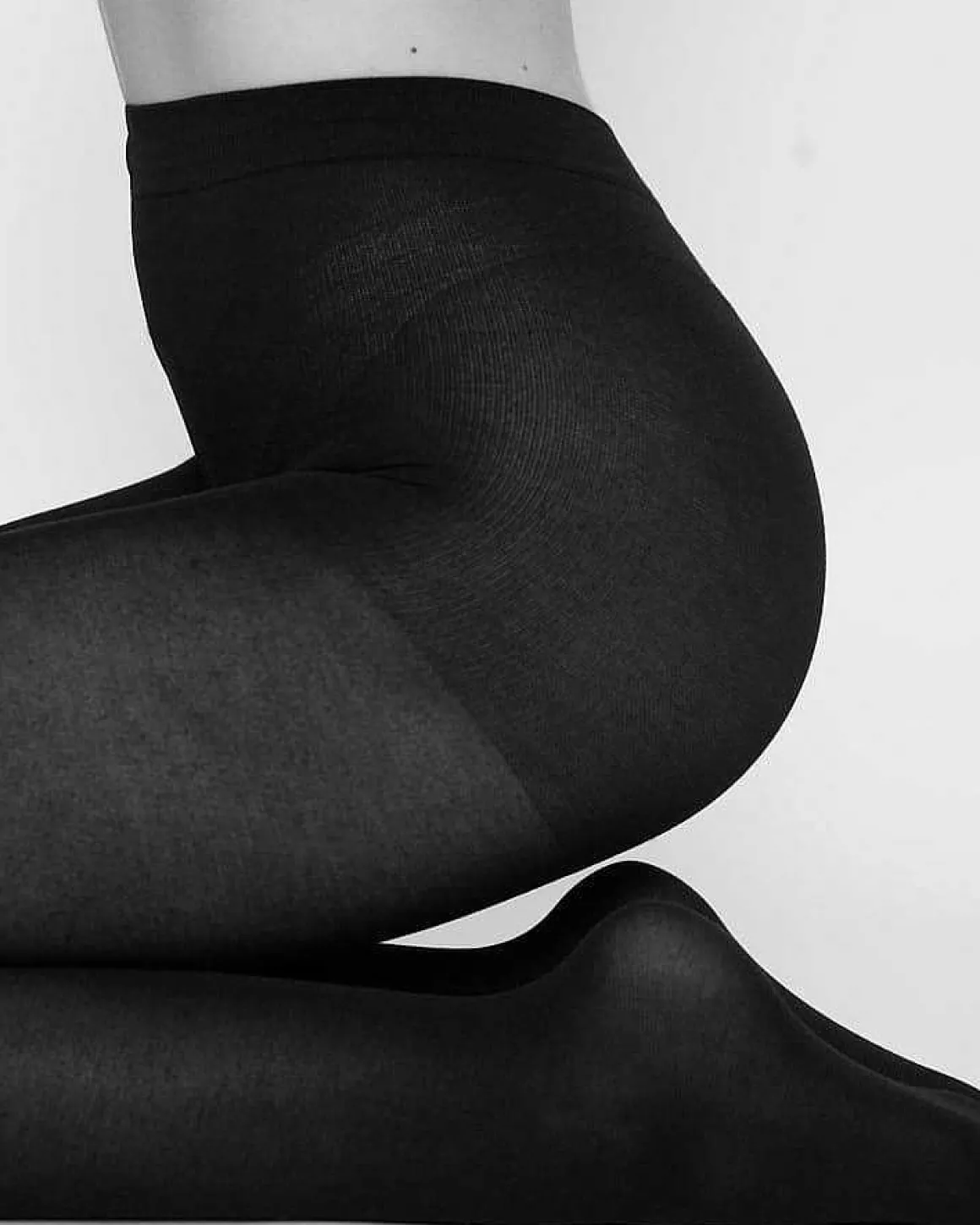 Swedish Stockings Stina Organic Cotton Tights Black