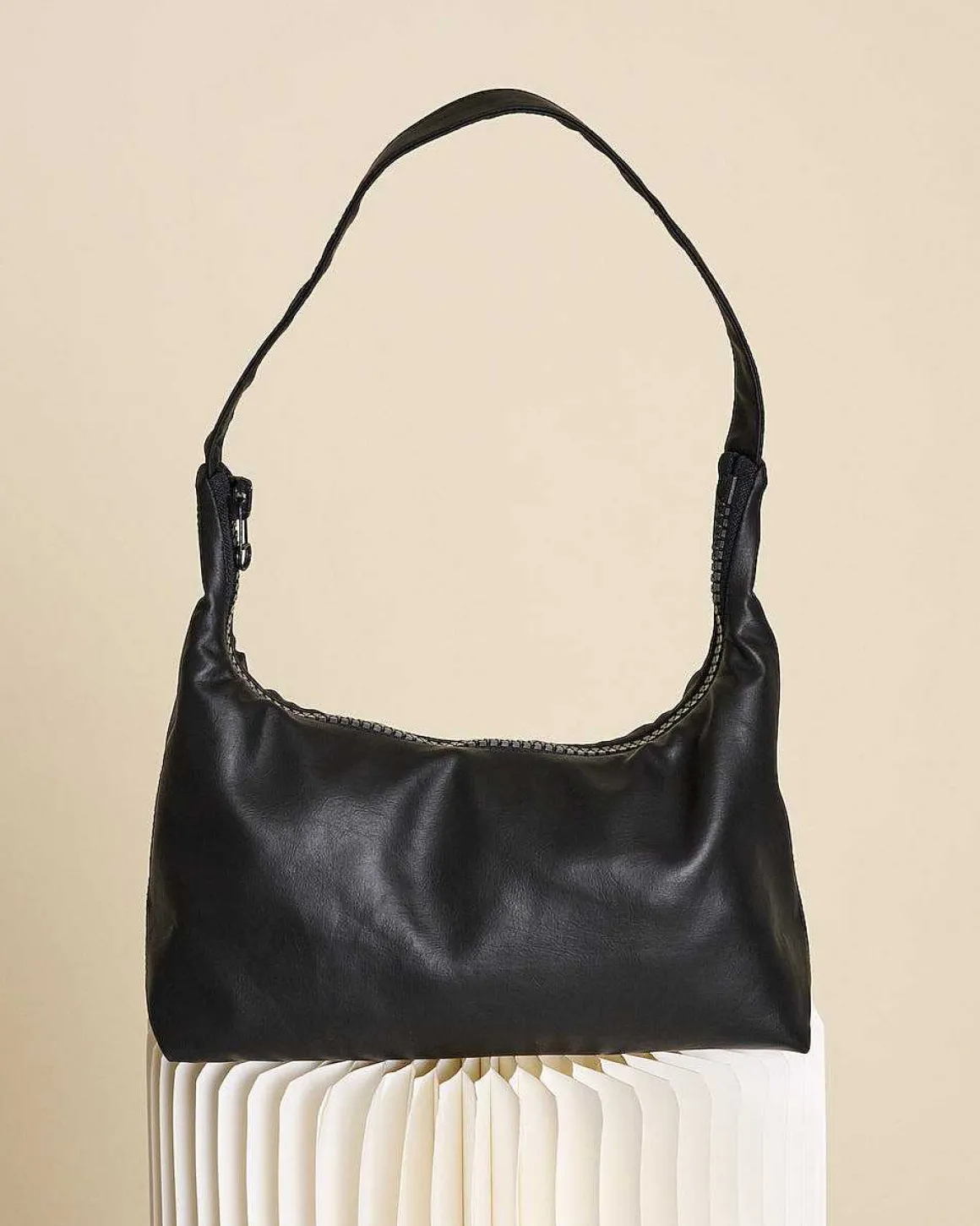 The Vegan Coated Bag Black