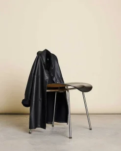 The Vegan Coated Jacket Black