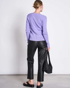 Tie Cardigan Tangy Lilac Gots