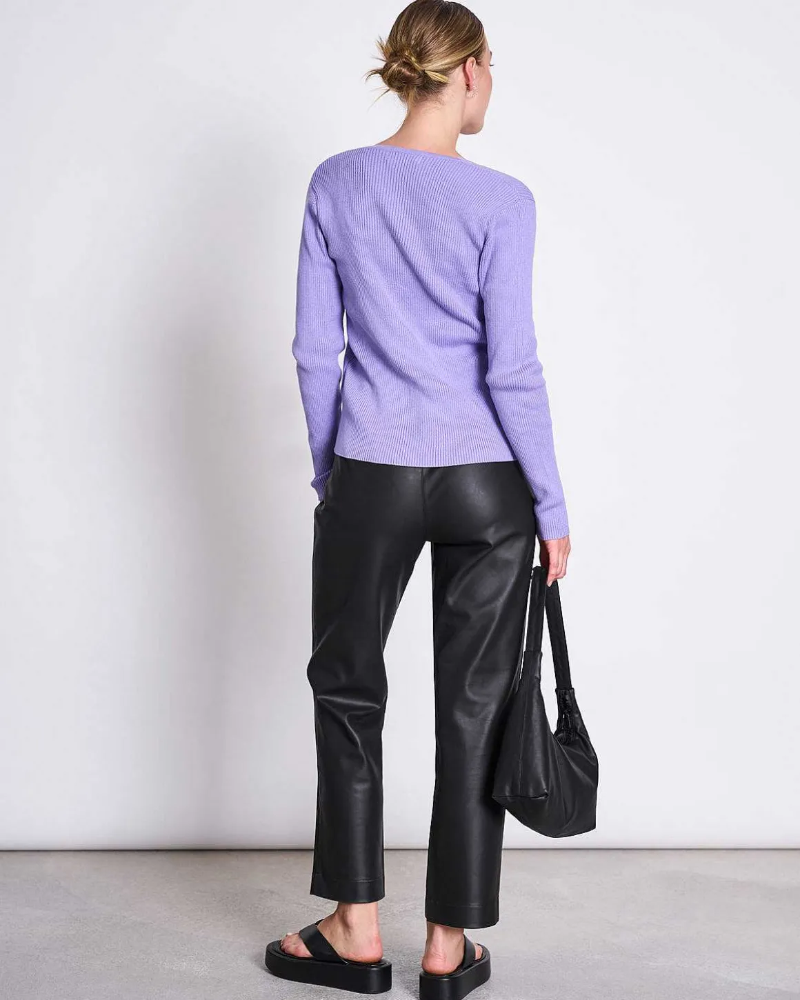 Tie Cardigan Tangy Lilac Gots