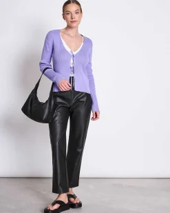 Tie Cardigan Tangy Lilac Gots