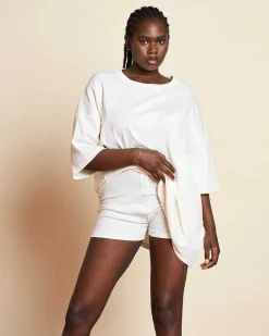 Tight Shorts Hekla Offwhite