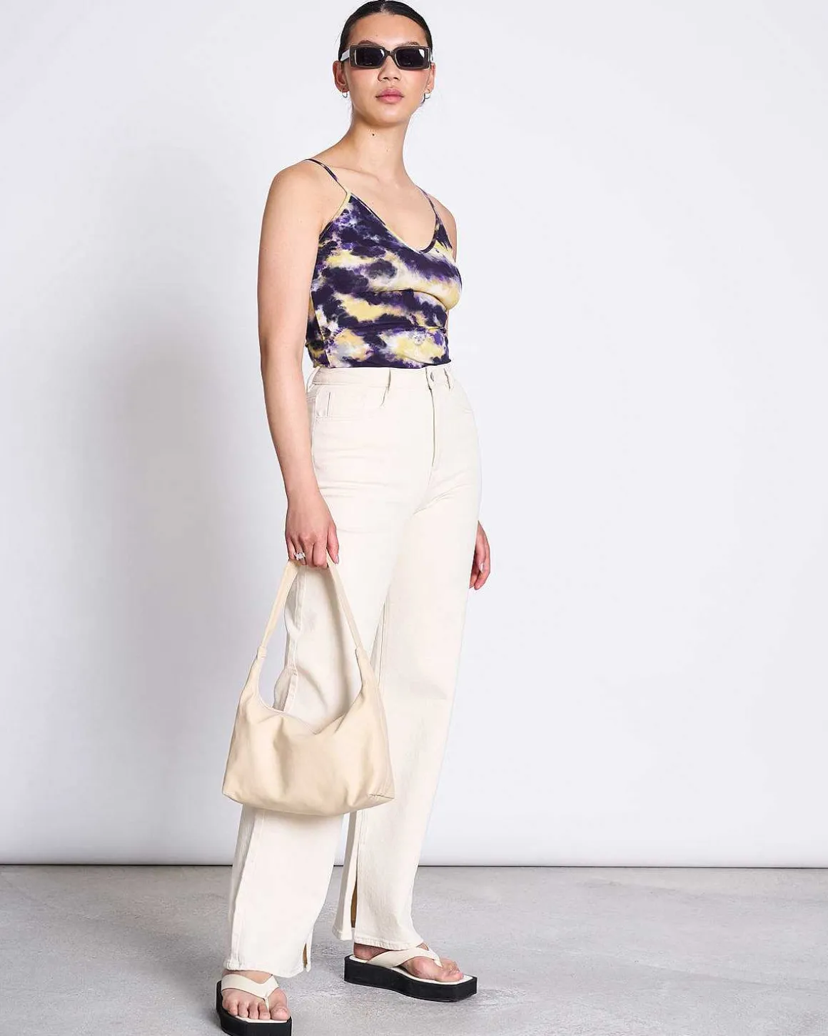 Top Matilda Enigma Print Gots