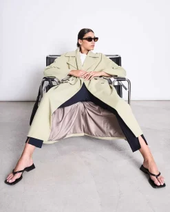 Trenchcoat Tore Pistachio