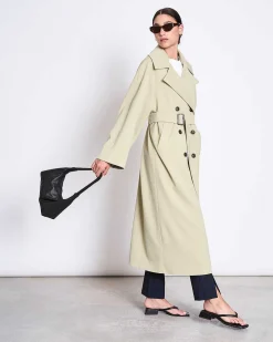 Trenchcoat Tore Pistachio
