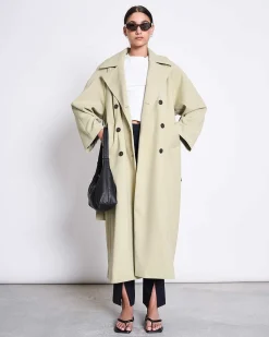 Trenchcoat Tore Pistachio