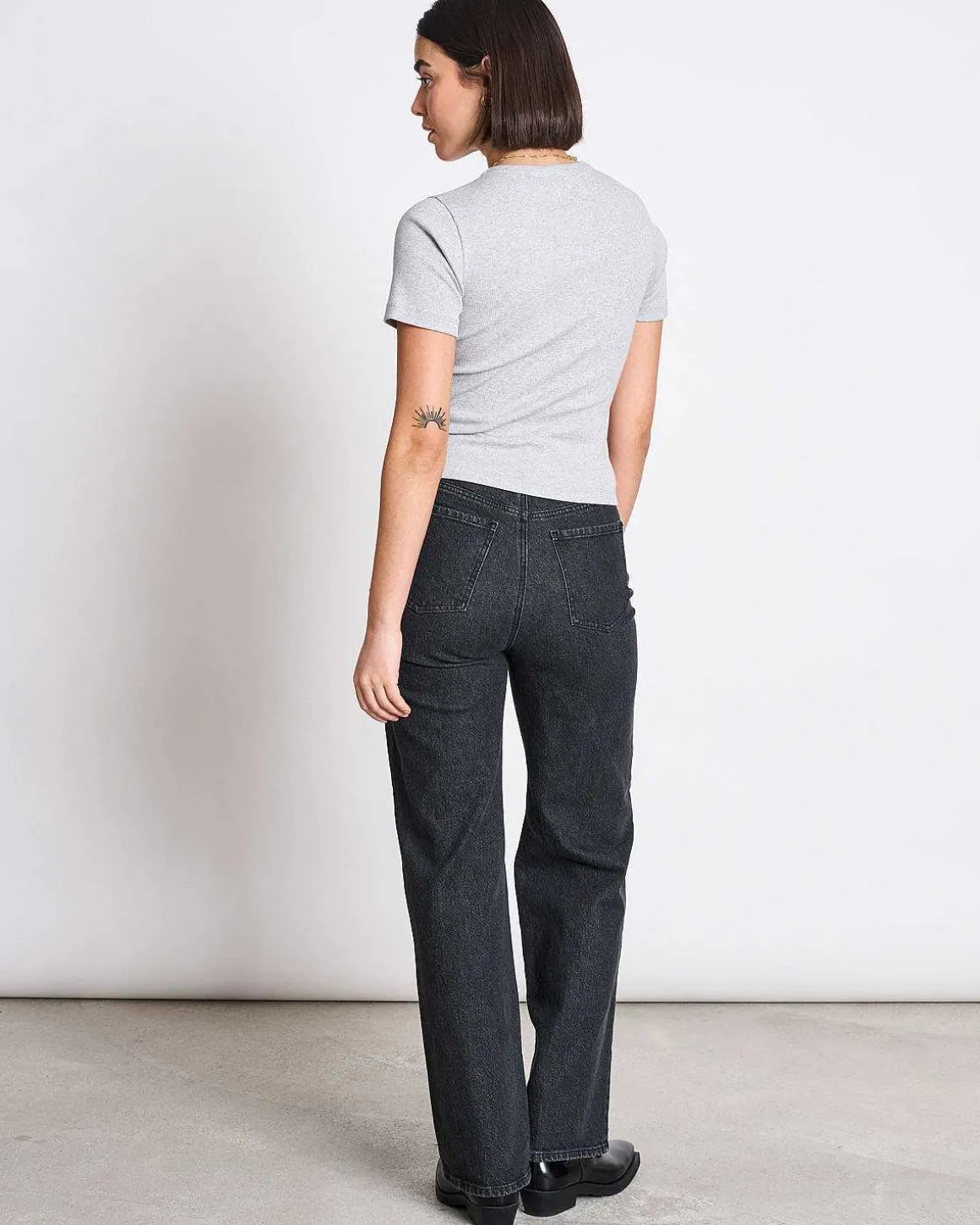 T-Shirt Nile Light Grey Gots