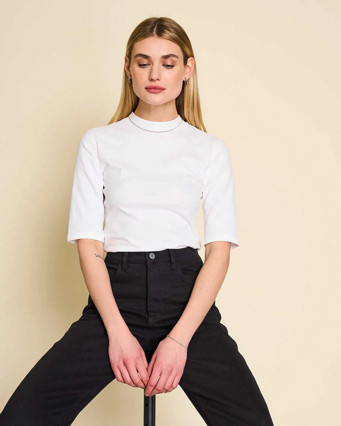 T-Shirt Nina White Gots