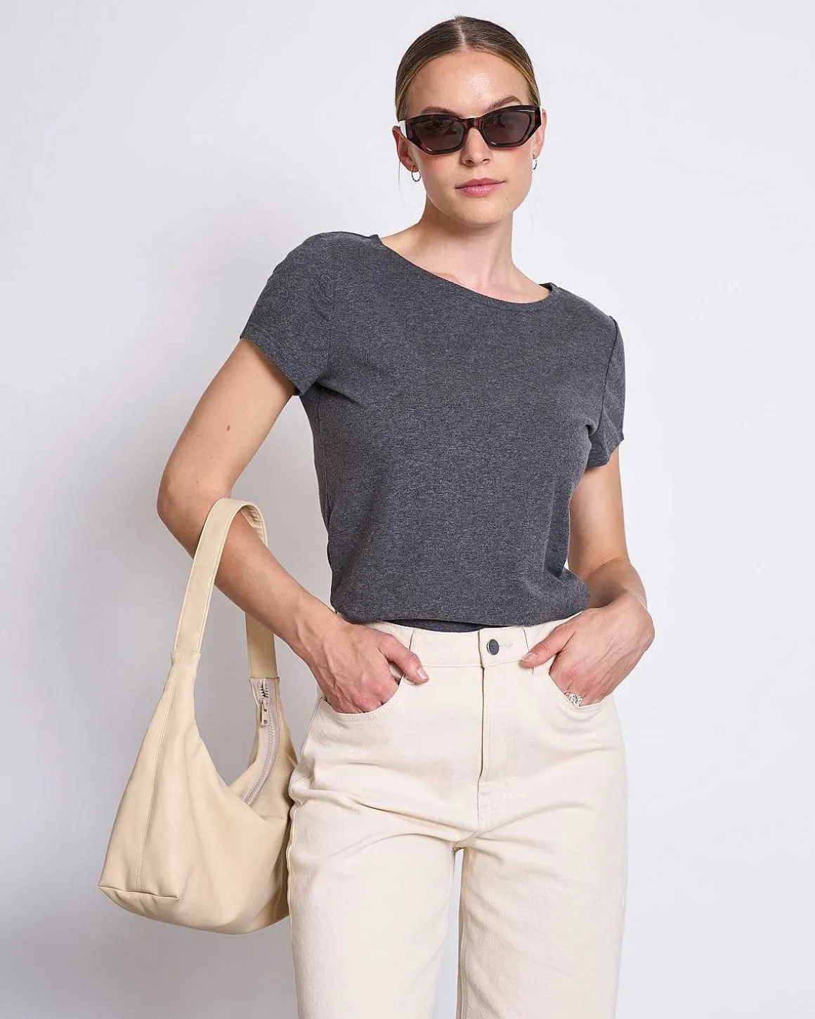 T-Shirt Otto Dark Grey Gots