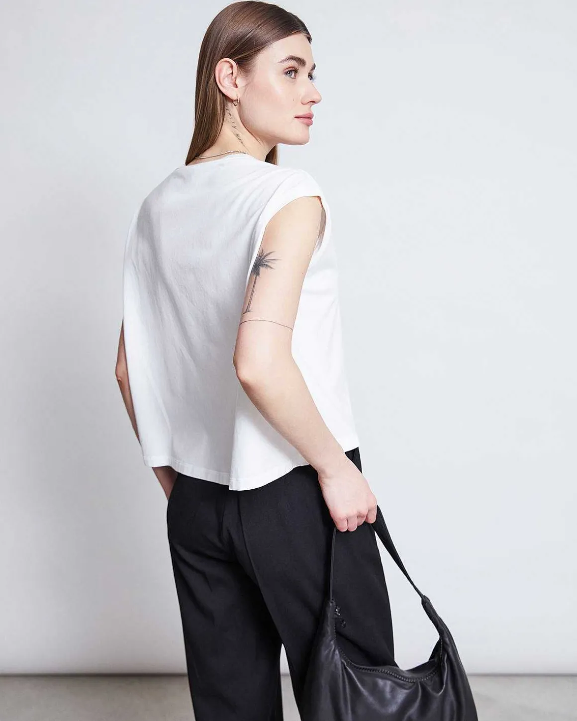 T-Shirt Ovar White Gots