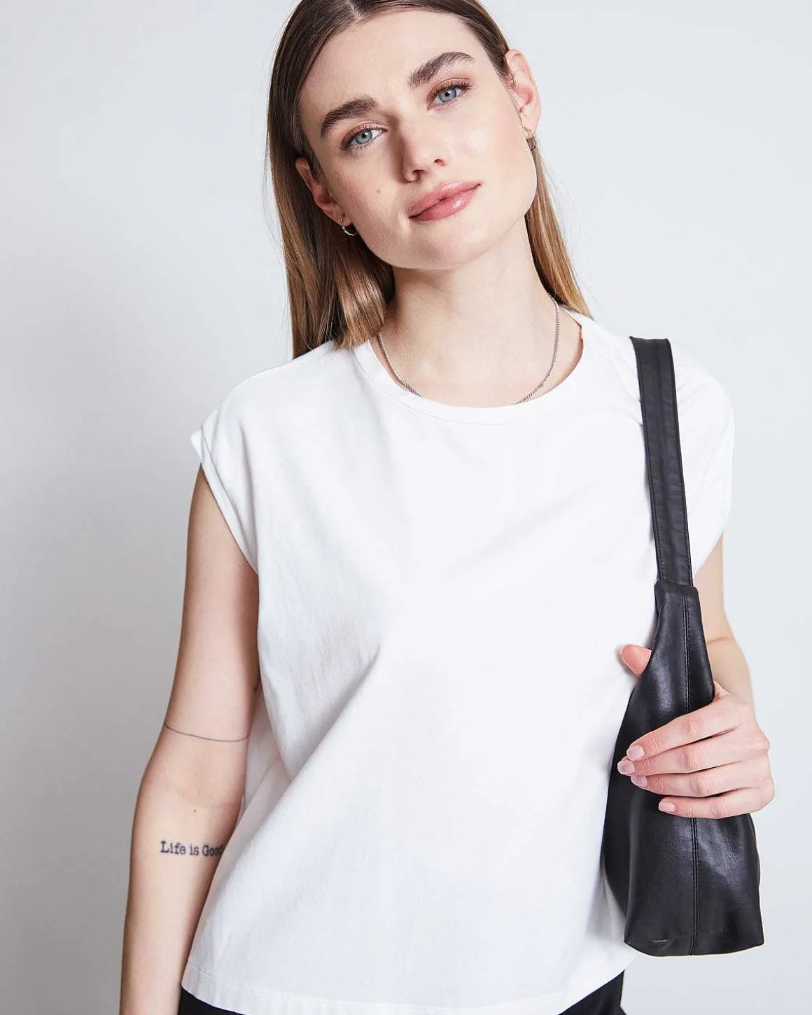 T-Shirt Ovar White Gots