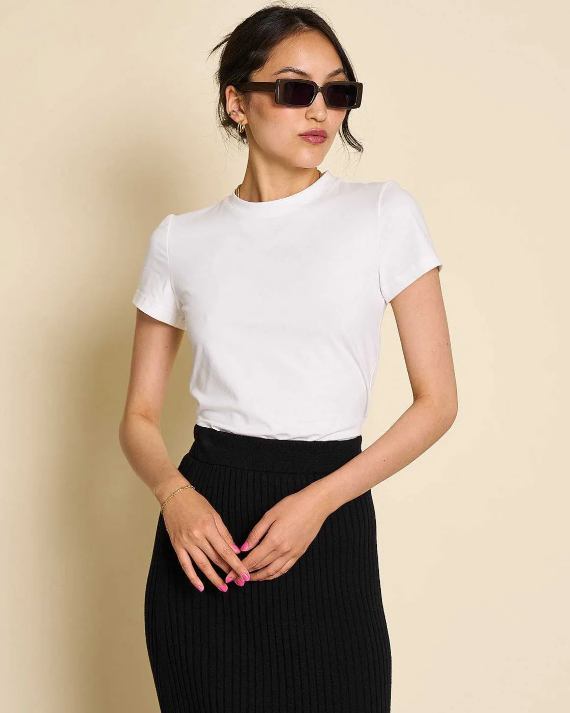 T-Shirt Palooma White Gots