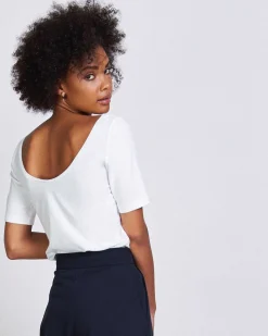 T-Shirt Scoop White