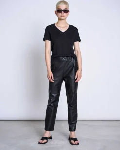 T-Shirt Vector Linen Black Gots