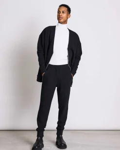 Turtle Neck Sweater Mio White For Men Gots