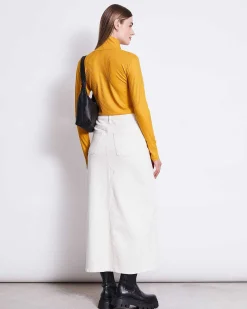 Turtleneck Mio Rib Mustard
