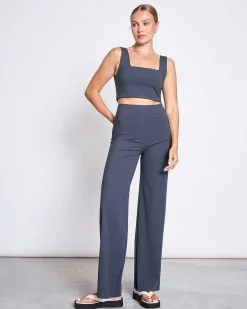 Wide Pants Marlene Solid Grey