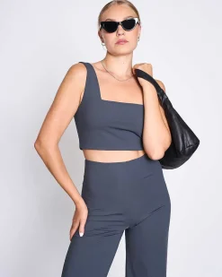 Wide Pants Marlene Solid Grey