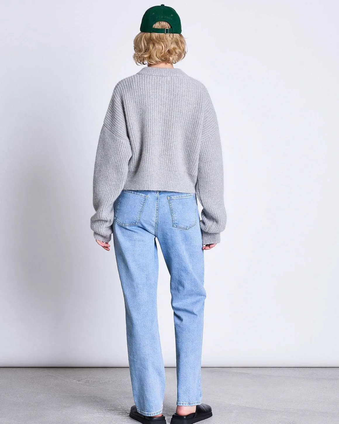 Wooly Cardigan Beni Light Grey