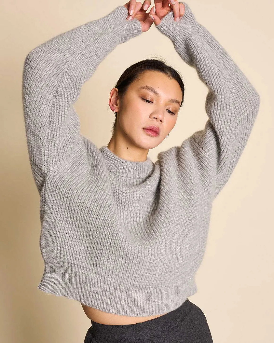 Wooly Jumper Ani Light Grey