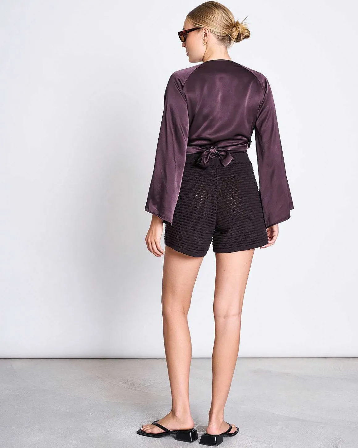 Wrap Blouse Carrine Espresso