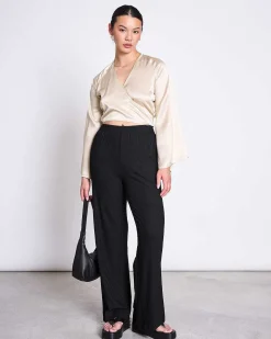 Wrap Blouse Carrine Ivory