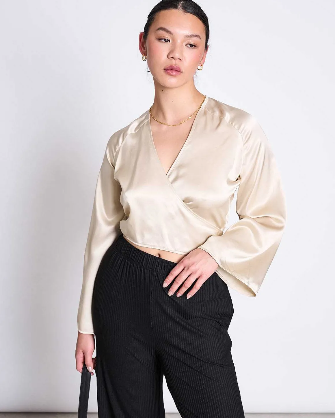 Wrap Blouse Carrine Ivory