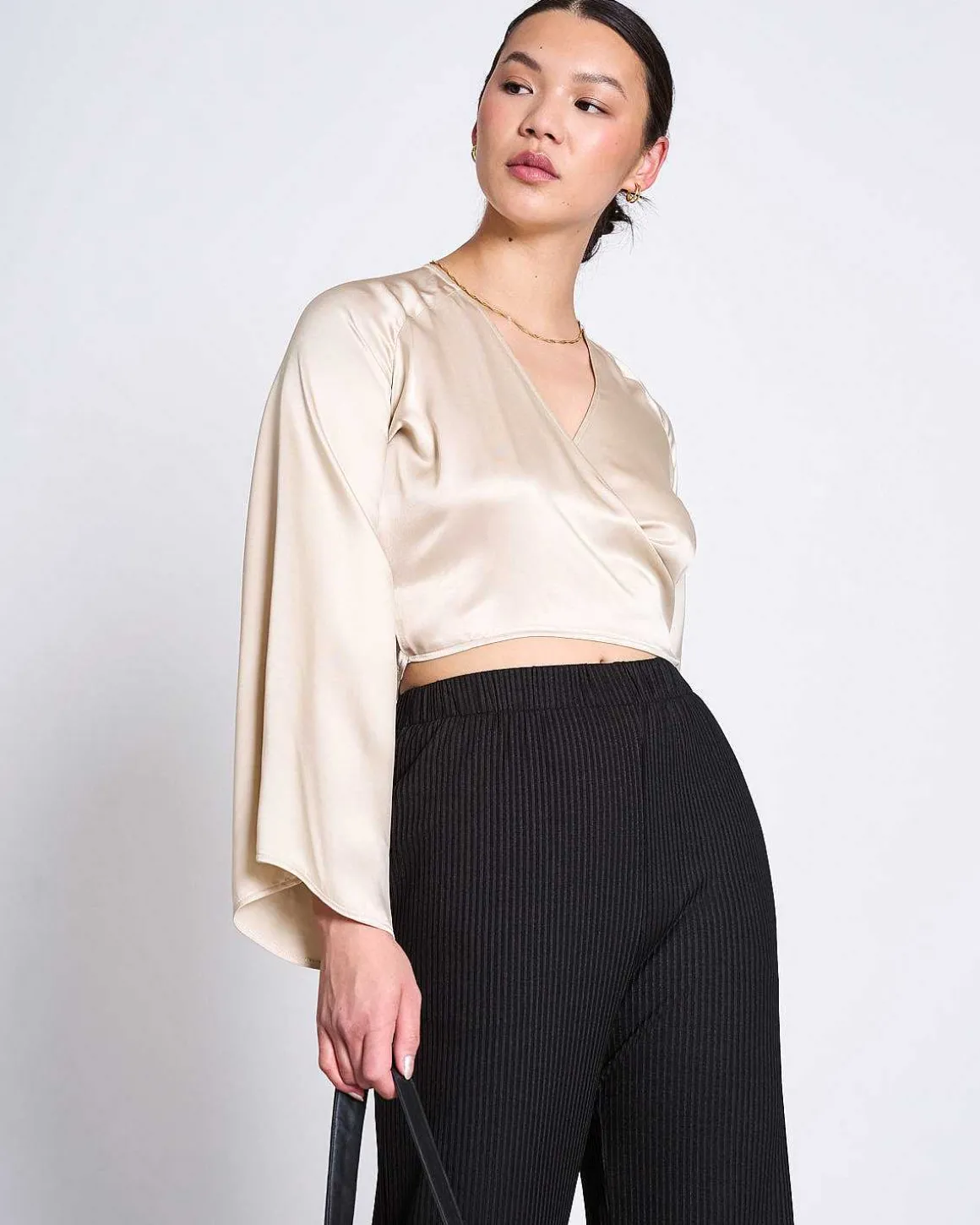 Wrap Blouse Carrine Ivory